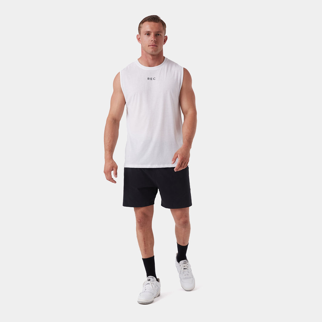 REC GEN - Men's Oxy DBL Muscle - White