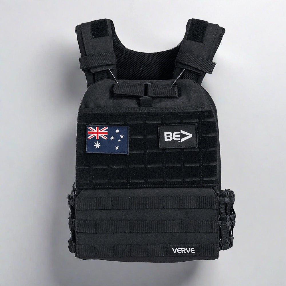 VERVE - Tactical Vest Plate Carrier Only - Black