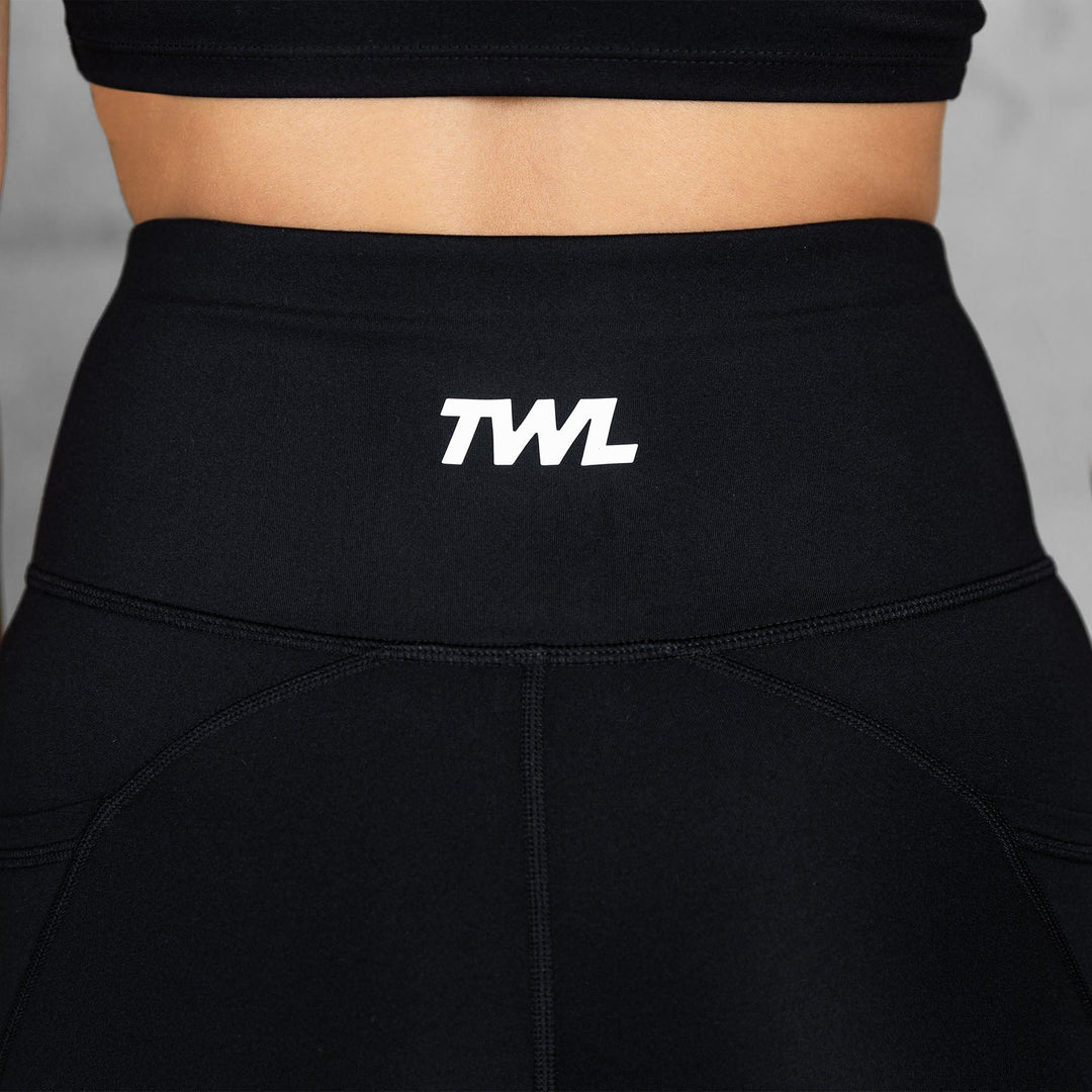 TWL - WOMEN'S ENERGY HIGH WAISTED 7/8TH TIGHTS - ATHLETE 2.0/BLACK