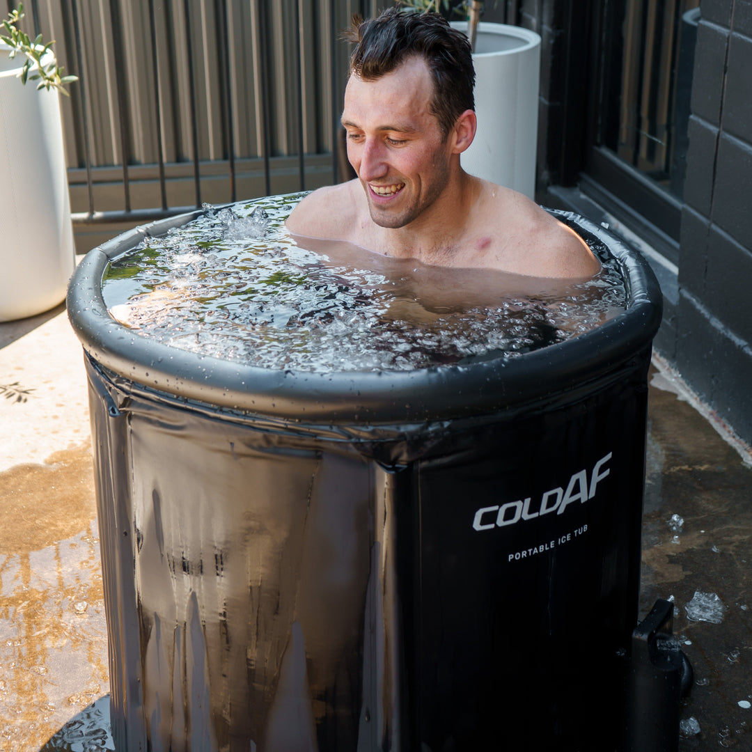 COLD AF - PORTABLE ICE BATH TUB WITH LID