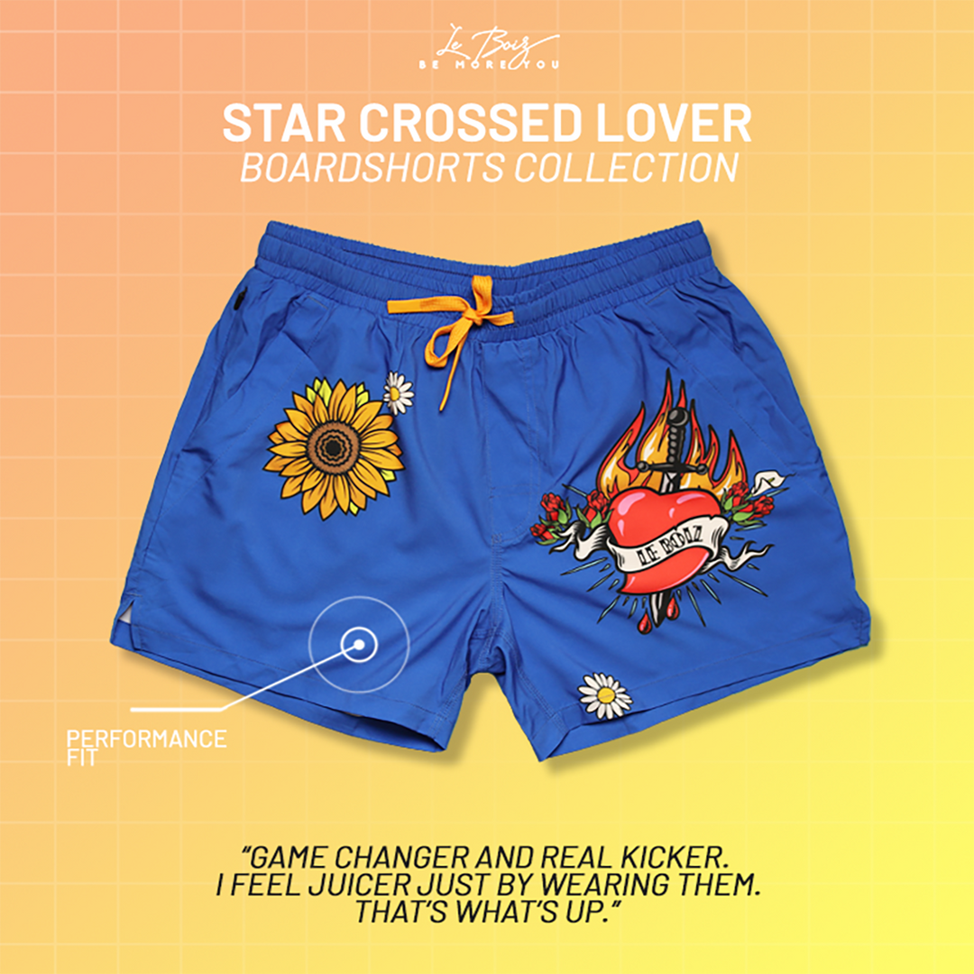 Le Boiz - Star Crossed Lover Boardshorts