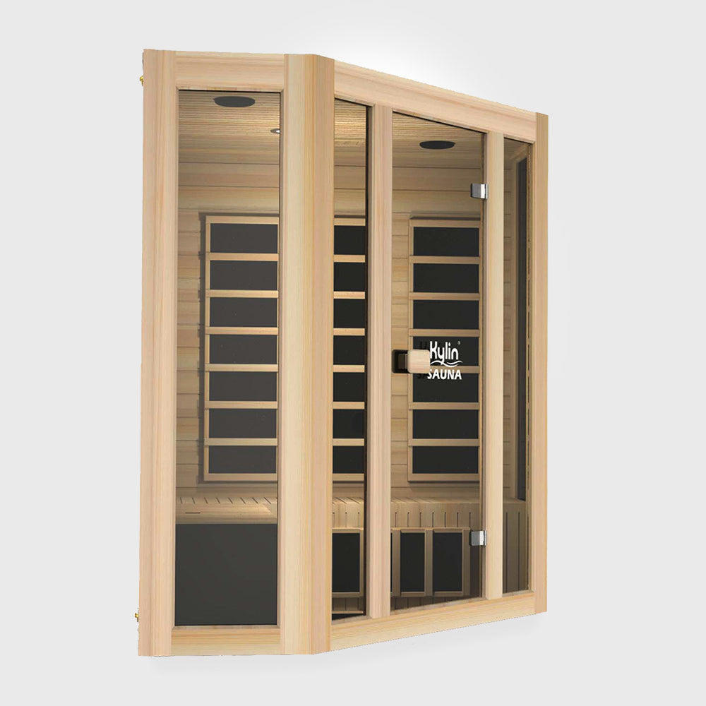 Kylin® Sauna - Superior Carbon Far Infrared Sauna Corner Room 4 person - KY-033LV