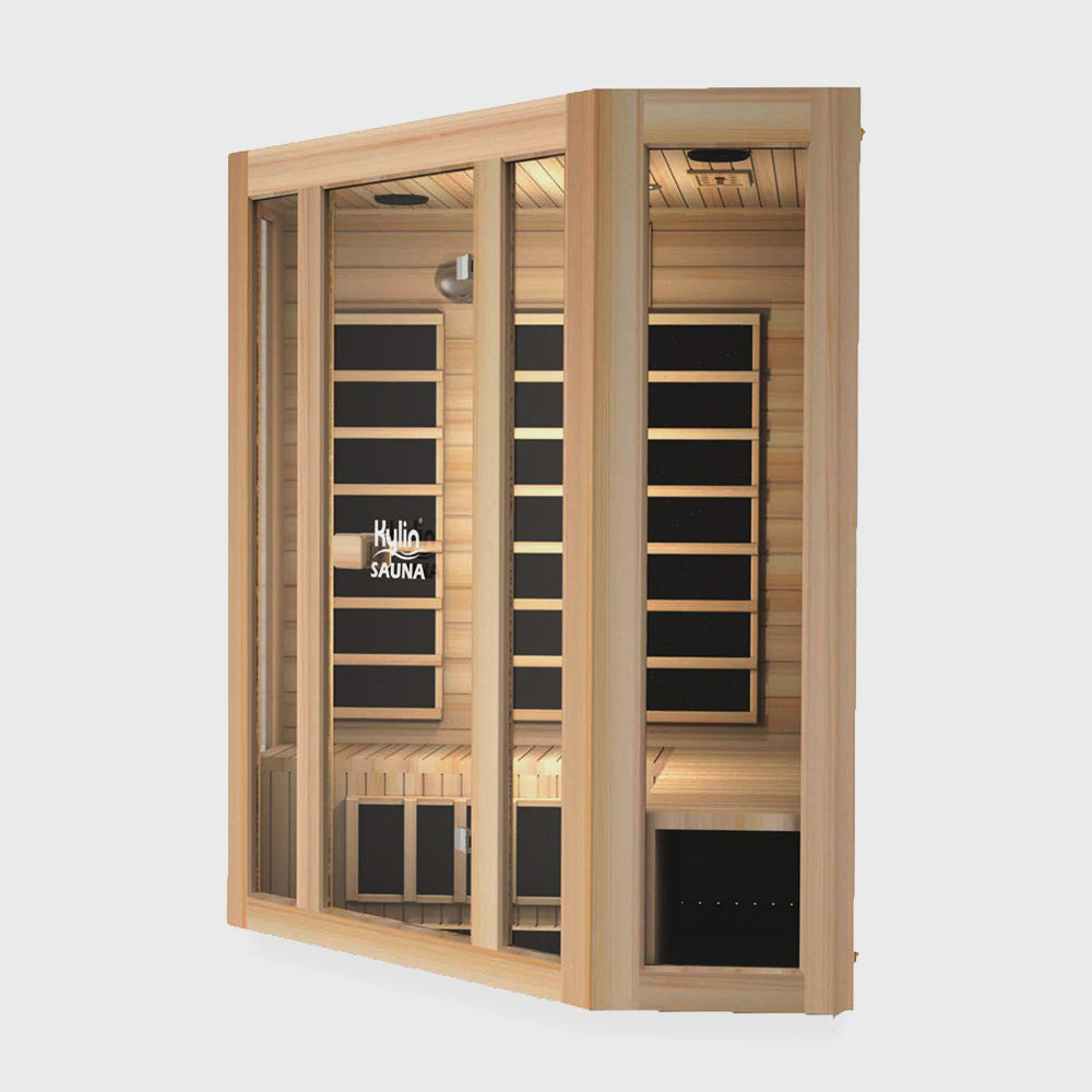 Kylin® Sauna - Superior Carbon Far Infrared Sauna Corner Room 4 person - KY-033LV