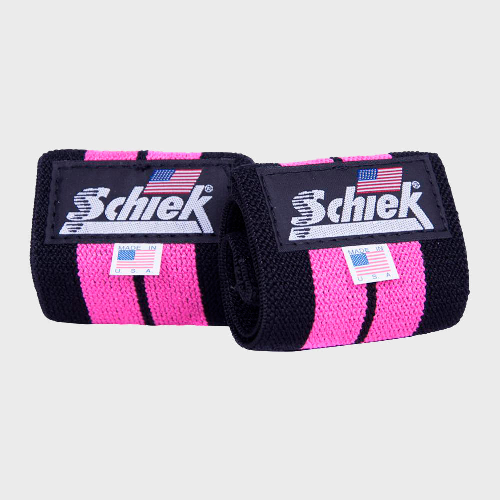 Schiek - Wrist Wraps - Black/Pink