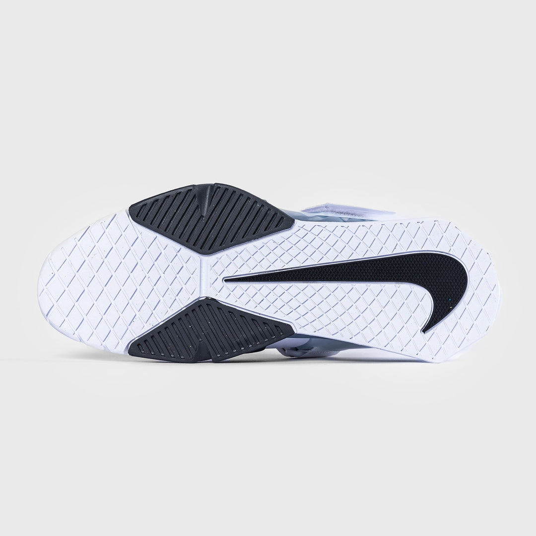 Nike - Savaleos Weightlifting Shoes - WHITE/BLACK-IRON GREY
