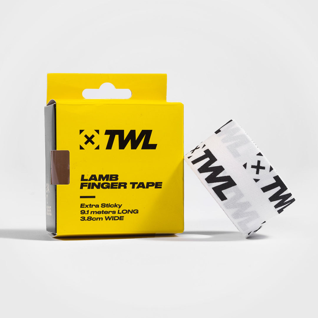 TWL - Lamb Finger/Bar Tape - Extra Sticky - White/Black