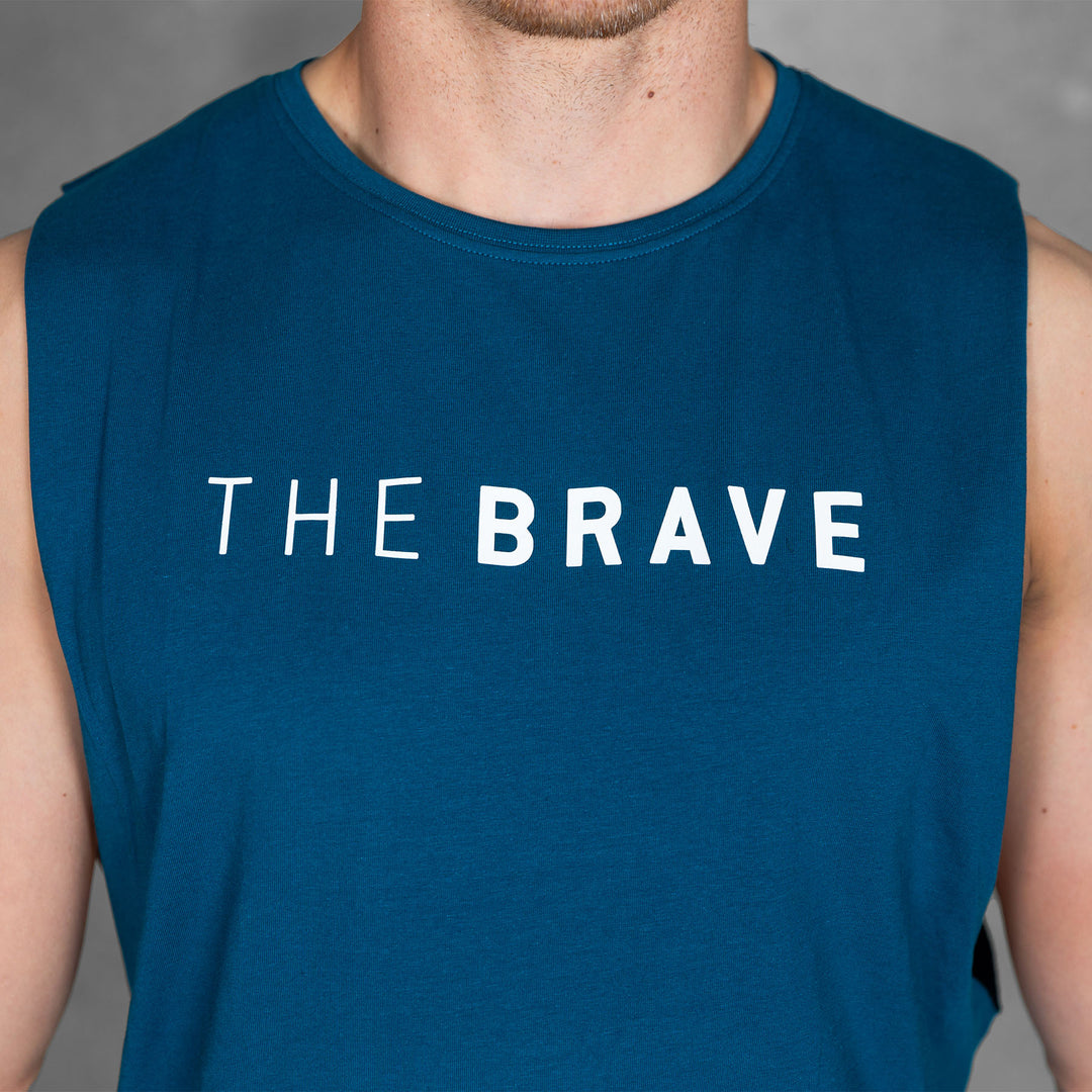 THE BRAVE - SIGNATURE TANK 2.0 - AIRFORCE BLUE