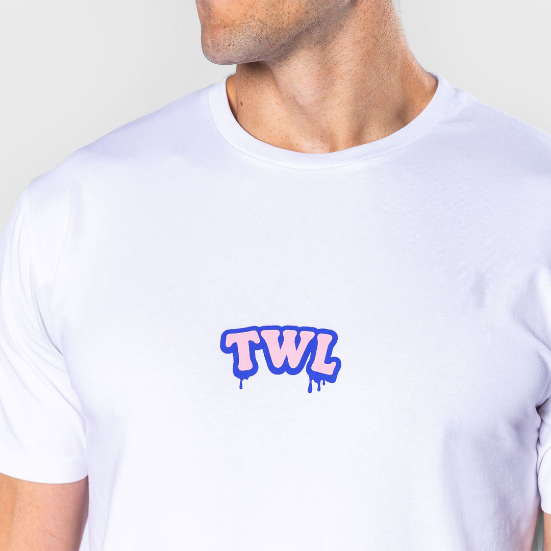 TWL - MEN'S EVERYDAY T-SHIRT 2.0 - TREATS - WHITE/PICK'N'MIX