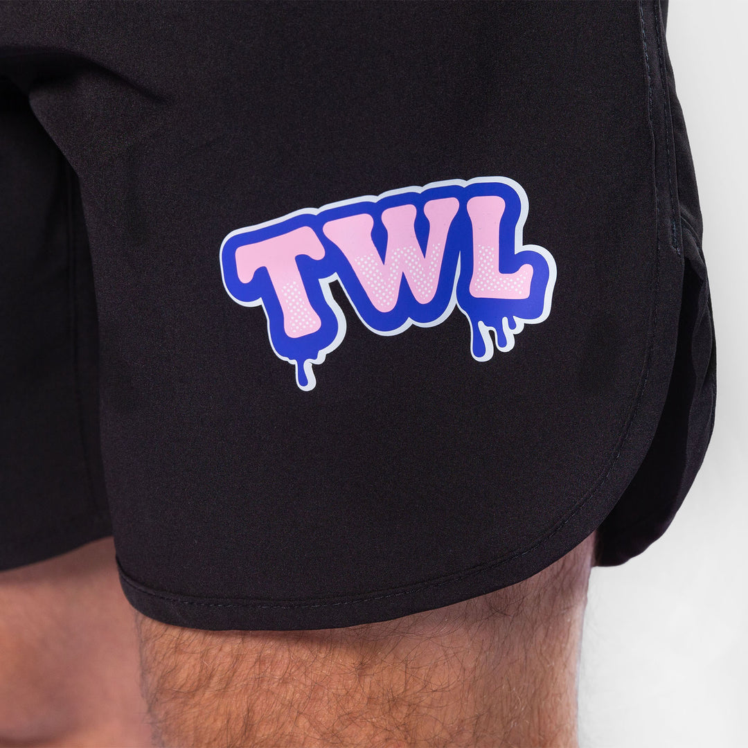 TWL - MEN'S FLEX SHORTS 2.0 - TREATS - BLACK