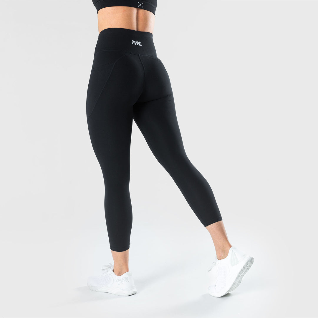 TWL - WOMEN'S ENERGY HIGH WAISTED 7/8TH TIGHTS - BLACK – The WOD Life