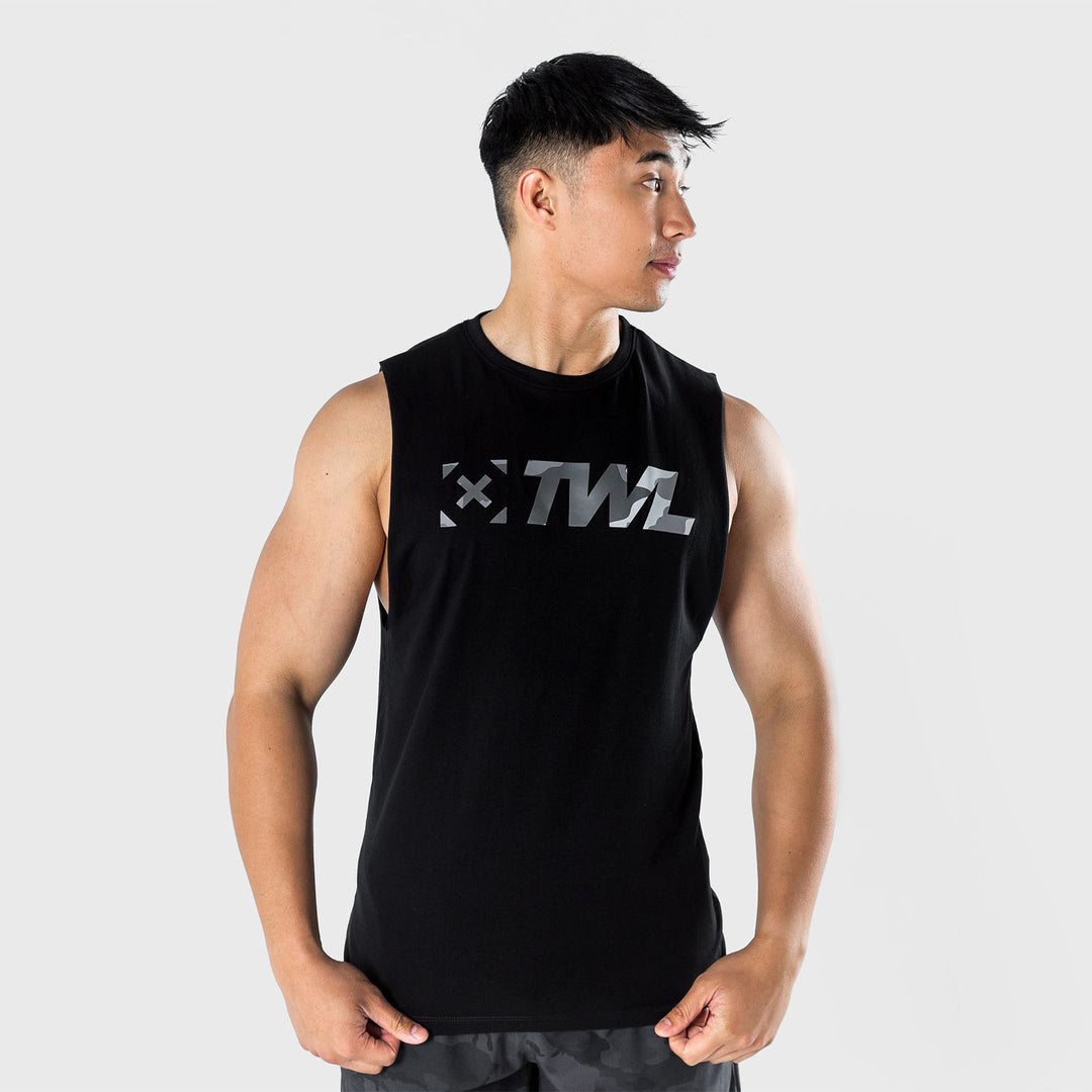 TWL - MEN'S EVERYDAY MUSCLE TANK 2.0 - BLACK/CAMO