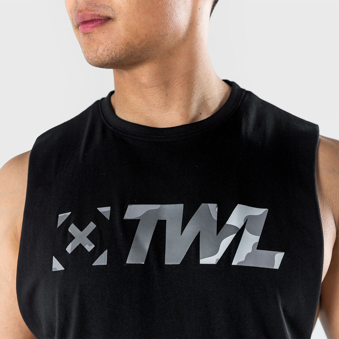 TWL - MEN'S EVERYDAY MUSCLE TANK 2.0 - BLACK/CAMO