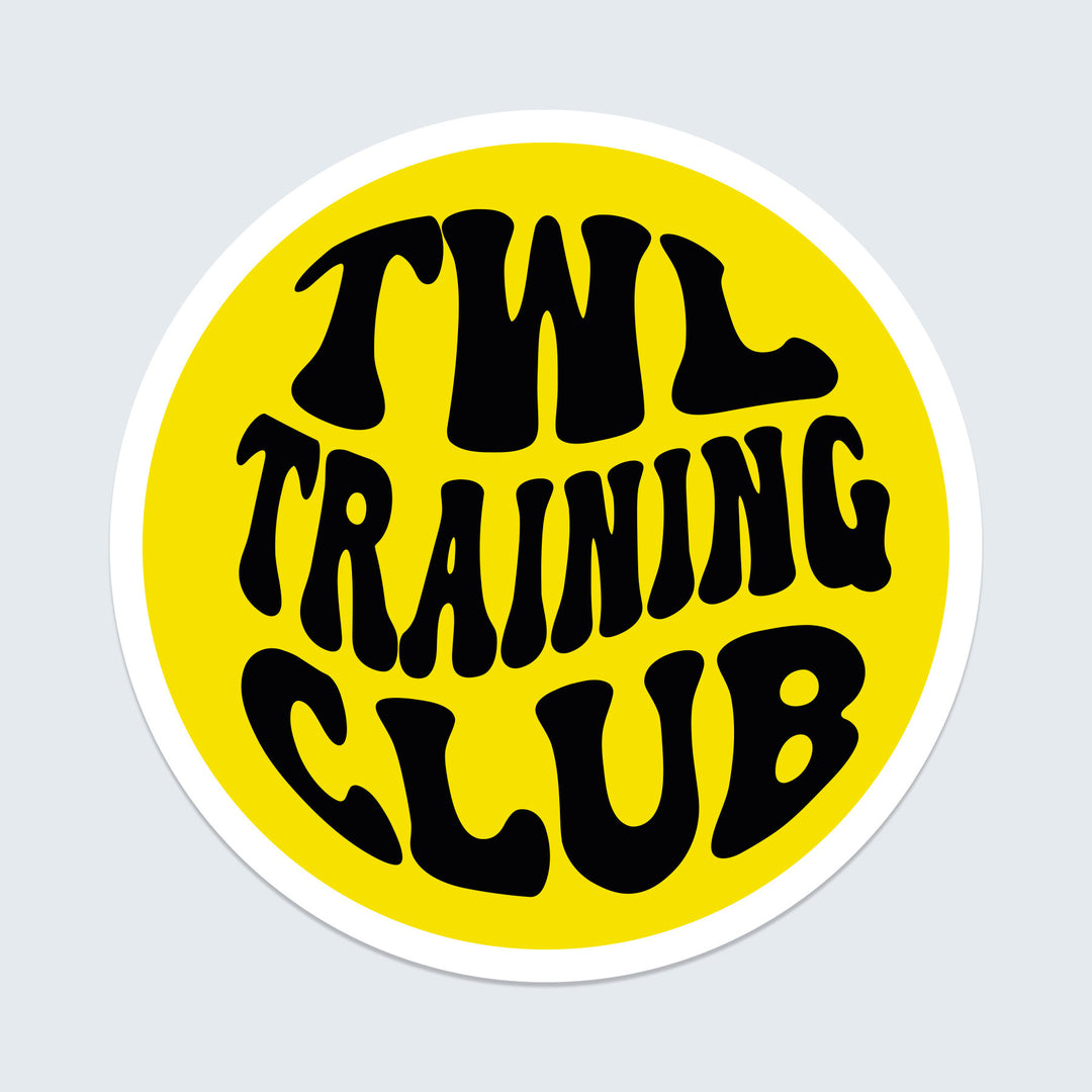 TWL - STICKER - TRAINING CLUB/YELLOW