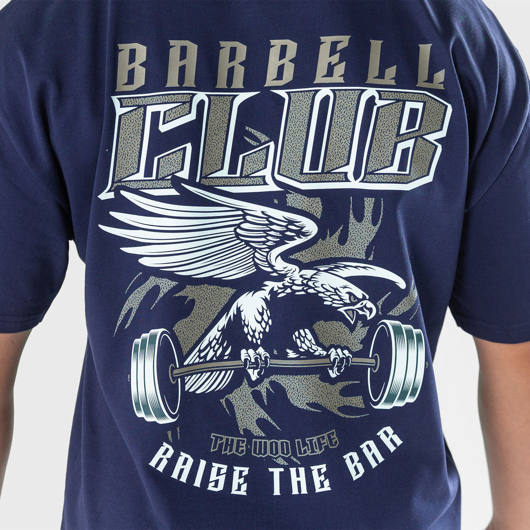 TWL - LIFESTYLE OVERSIZED T-SHIRT - BARBELL CLUB - EAGLE - MIDNIGHT NAVY