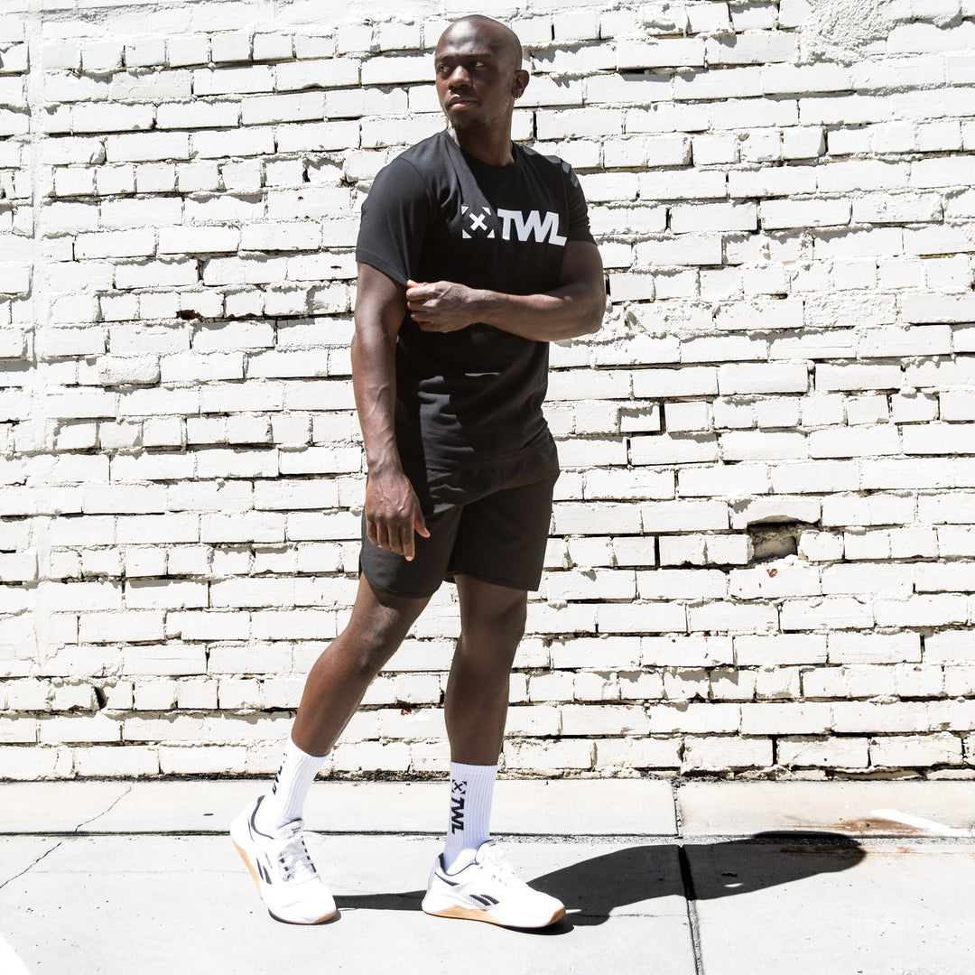 TWL - Men's Everyday T-Shirt 2.0 - BLACK/WHITE – The WOD Life