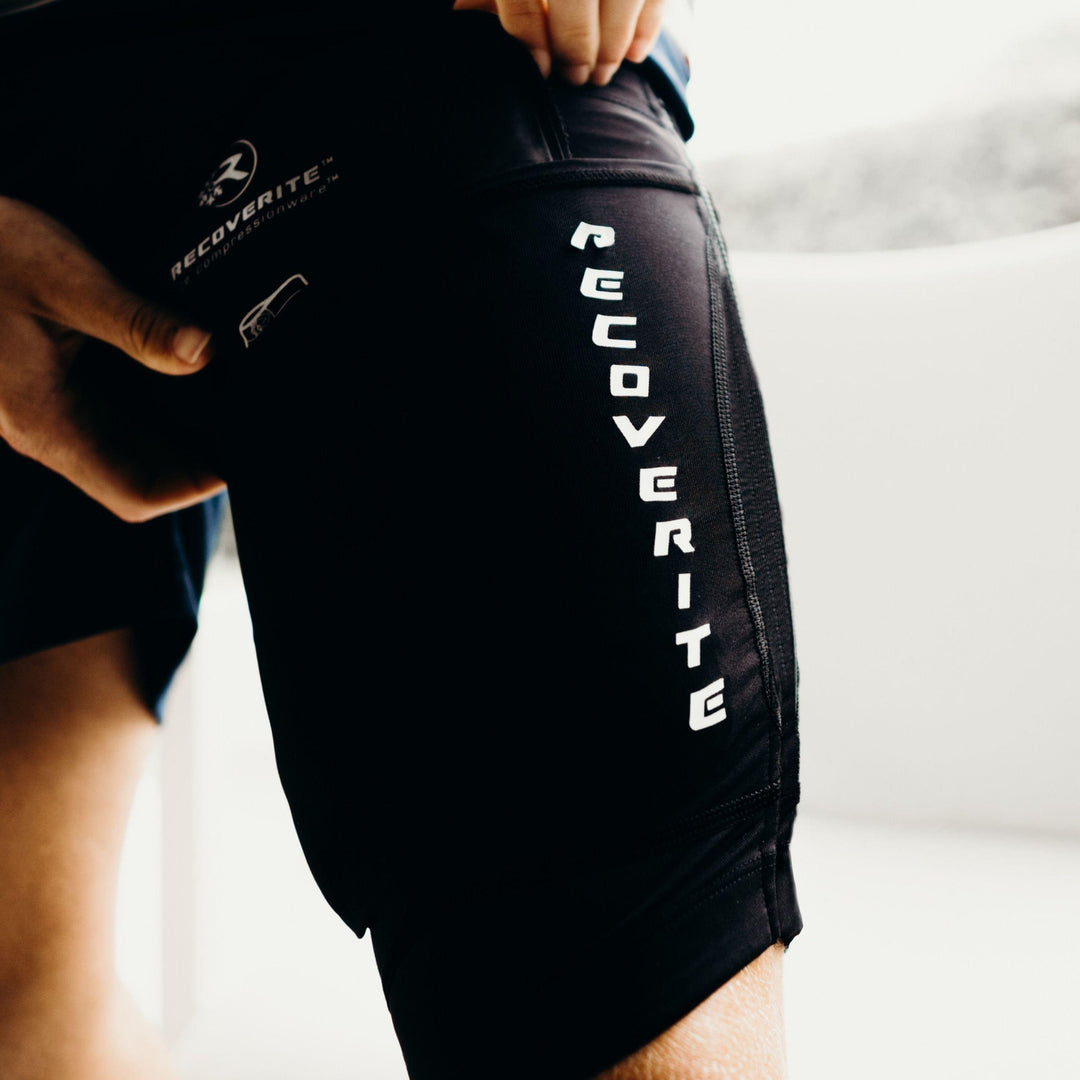 RECOVERITE - Quad/Hamstring Compression Sleeves with Ice/Heat Gel Packs