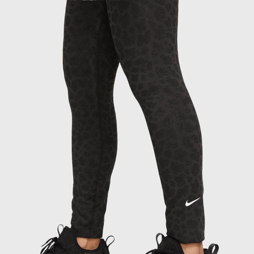Nike - Dri-FIT One Women's Mid-Rise Printed Leggings - OFF NOIR/WHITE