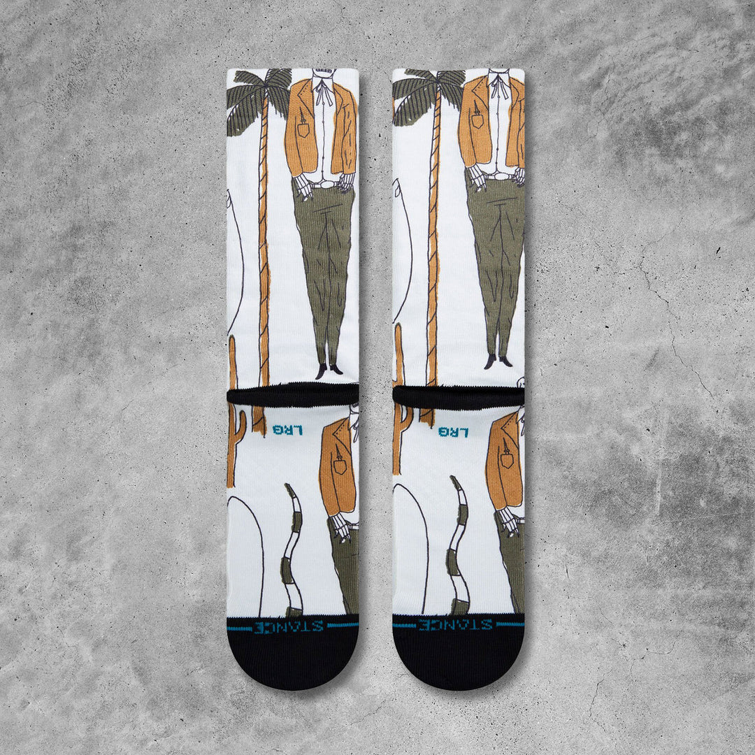 STANCE - DED MAN CREW - OFF WHITE