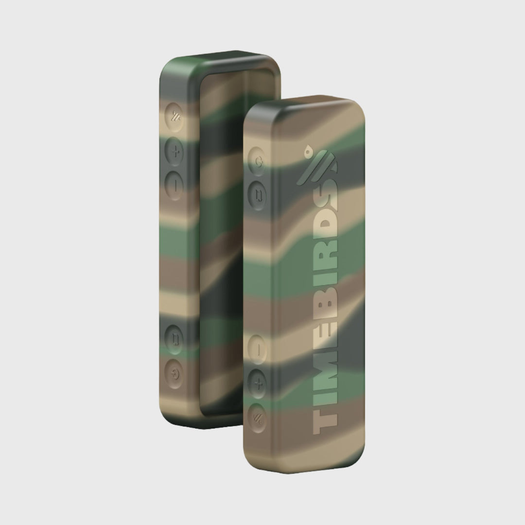 Timebirds - Protective Case – Woodland Camouflage edition
