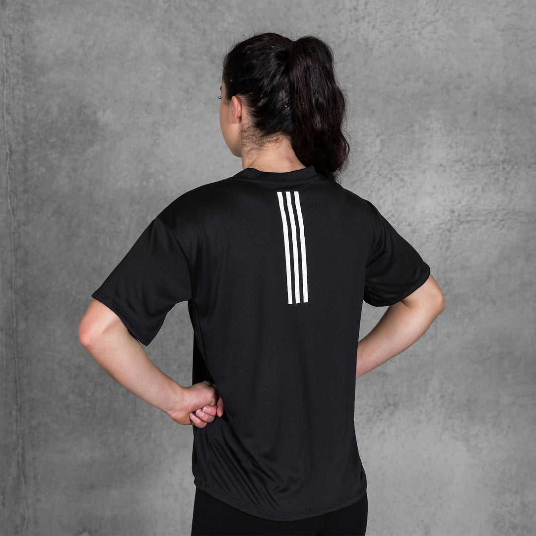 ADIDAS - Women's Training 3-Stripes AEROREADY Tee - BLACK
