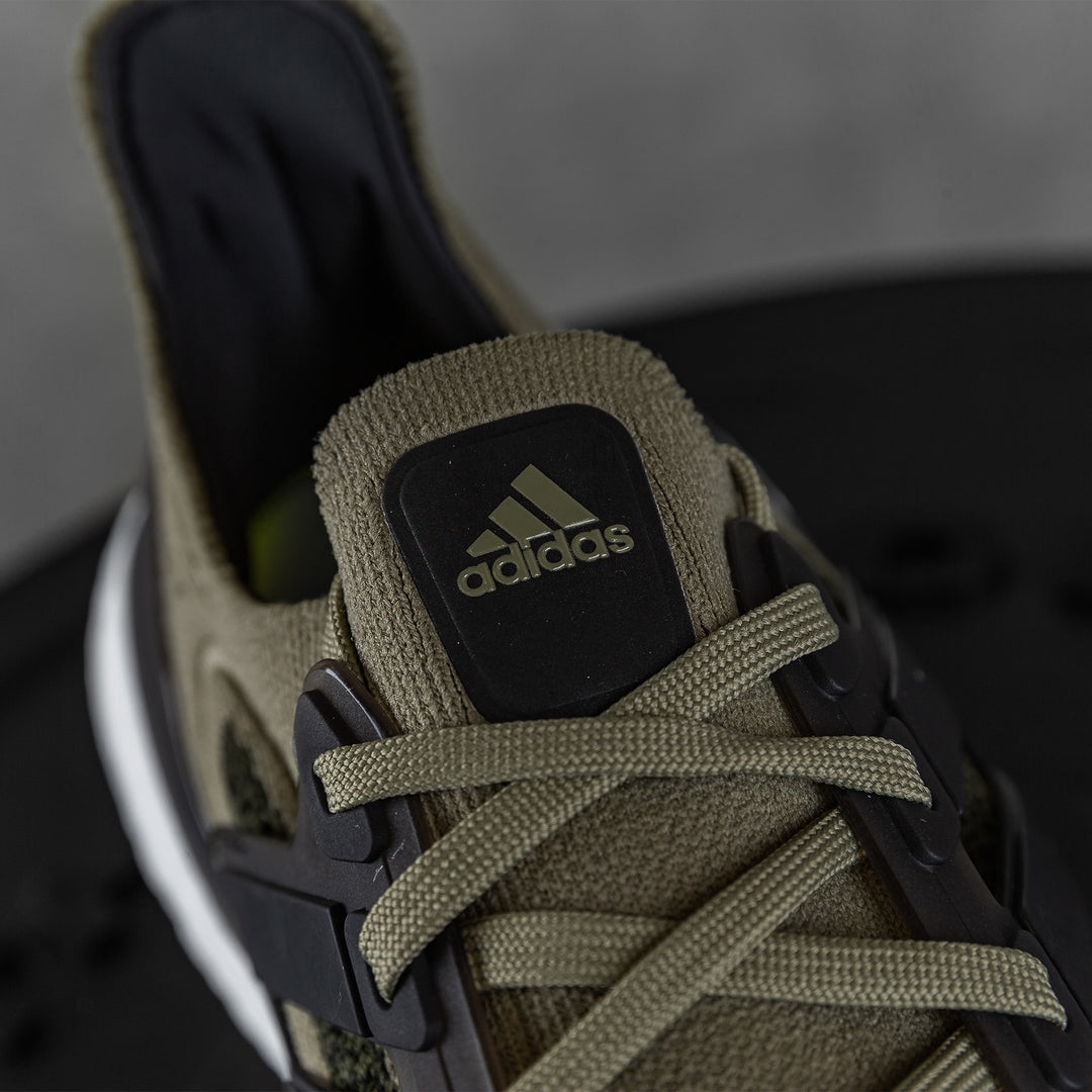 Adidas Ultraboost 21 Shoes - Men's - ORBIT GREEN/CORE BLACK/ACID YELLOW