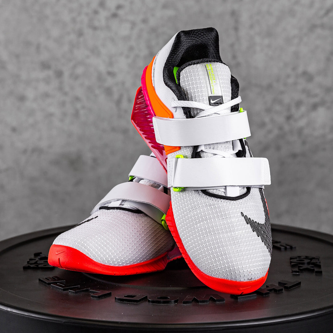 Nike - Romaleos 4 Weightlifting Shoes - SE WHITE/BLACK/BRIGHT CRIMSON
