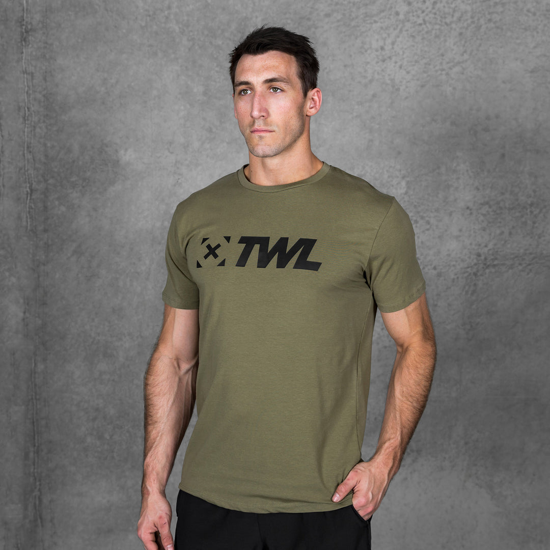 TWL - Men's Everyday T-Shirt 2.0 - KHAKI/BLACK