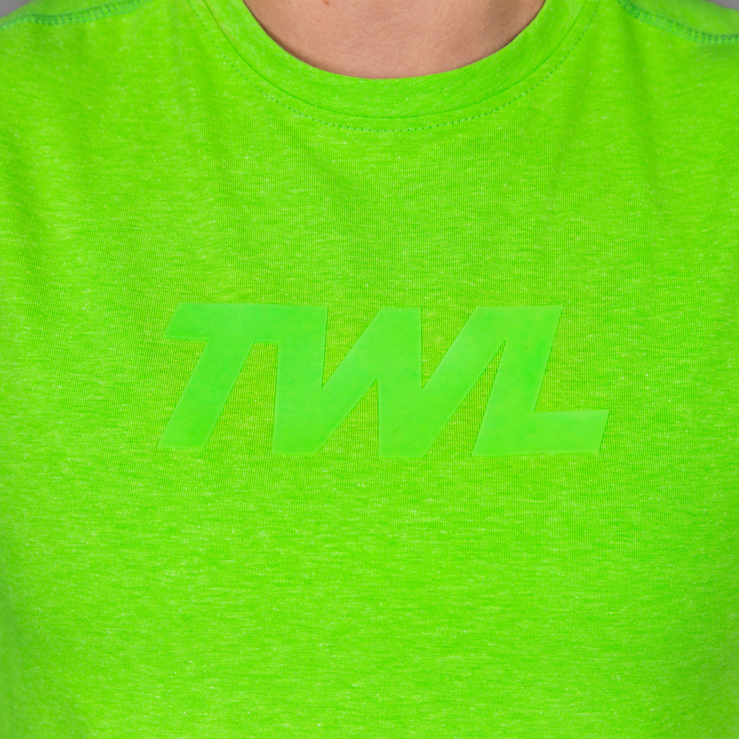 TWL - WOMEN'S EVERYDAY CROPPED T-SHIRT 2.0 - NEON GREEN