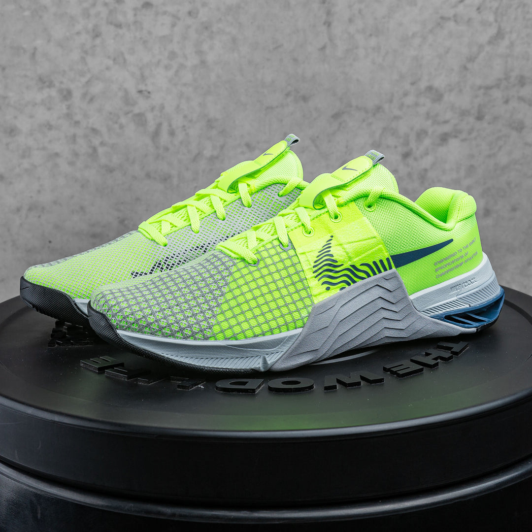 Nike Metcon 8 Men's Training Shoes - VOLT/DIFFUSED BLUE-WOLF GREY-PHOTON DUST