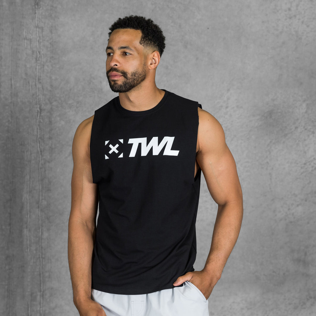 TWL - Everyday Muscle Tank 2.0 - BLACK/WHITE