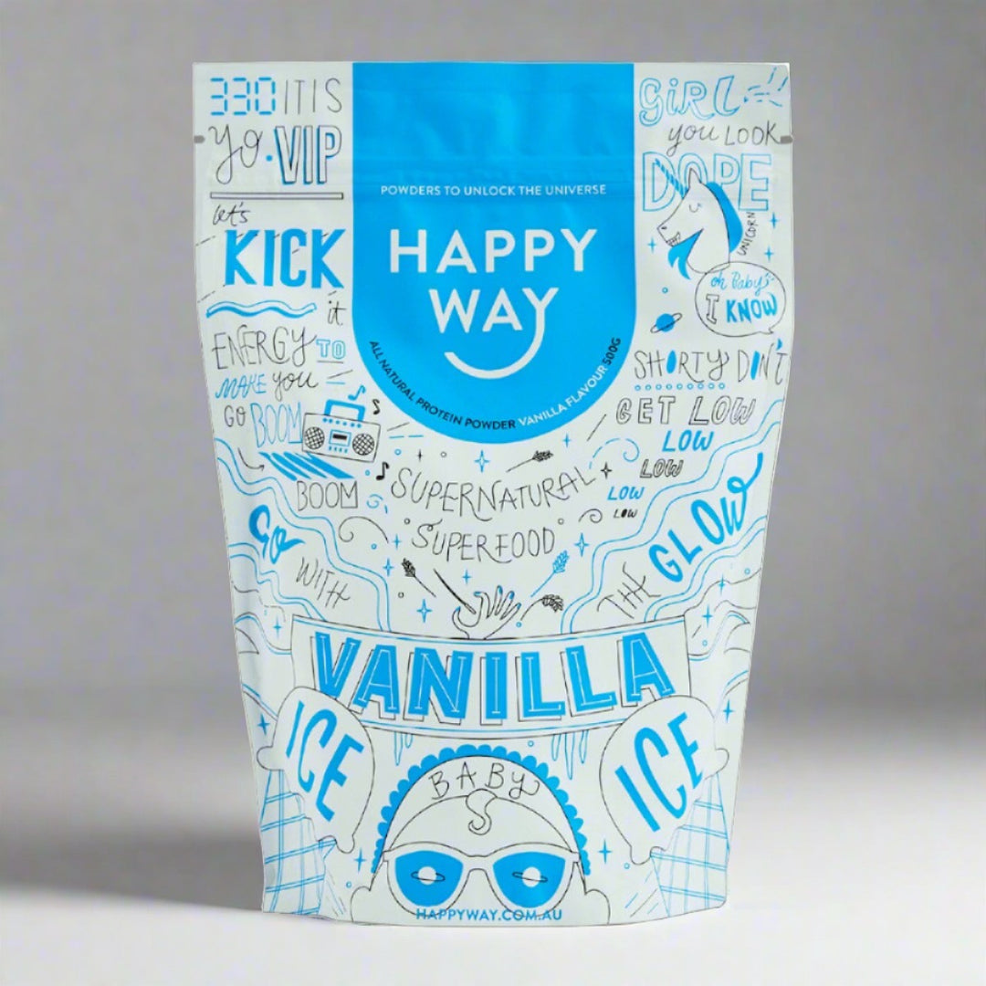 Happy Way - Vanilla Whey Protein Powder