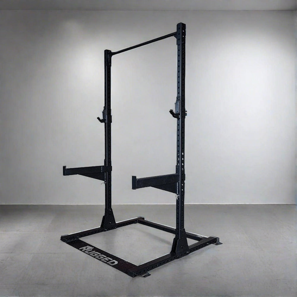 Rugged Series Half Rack (w Jcups/Spotter Arms)