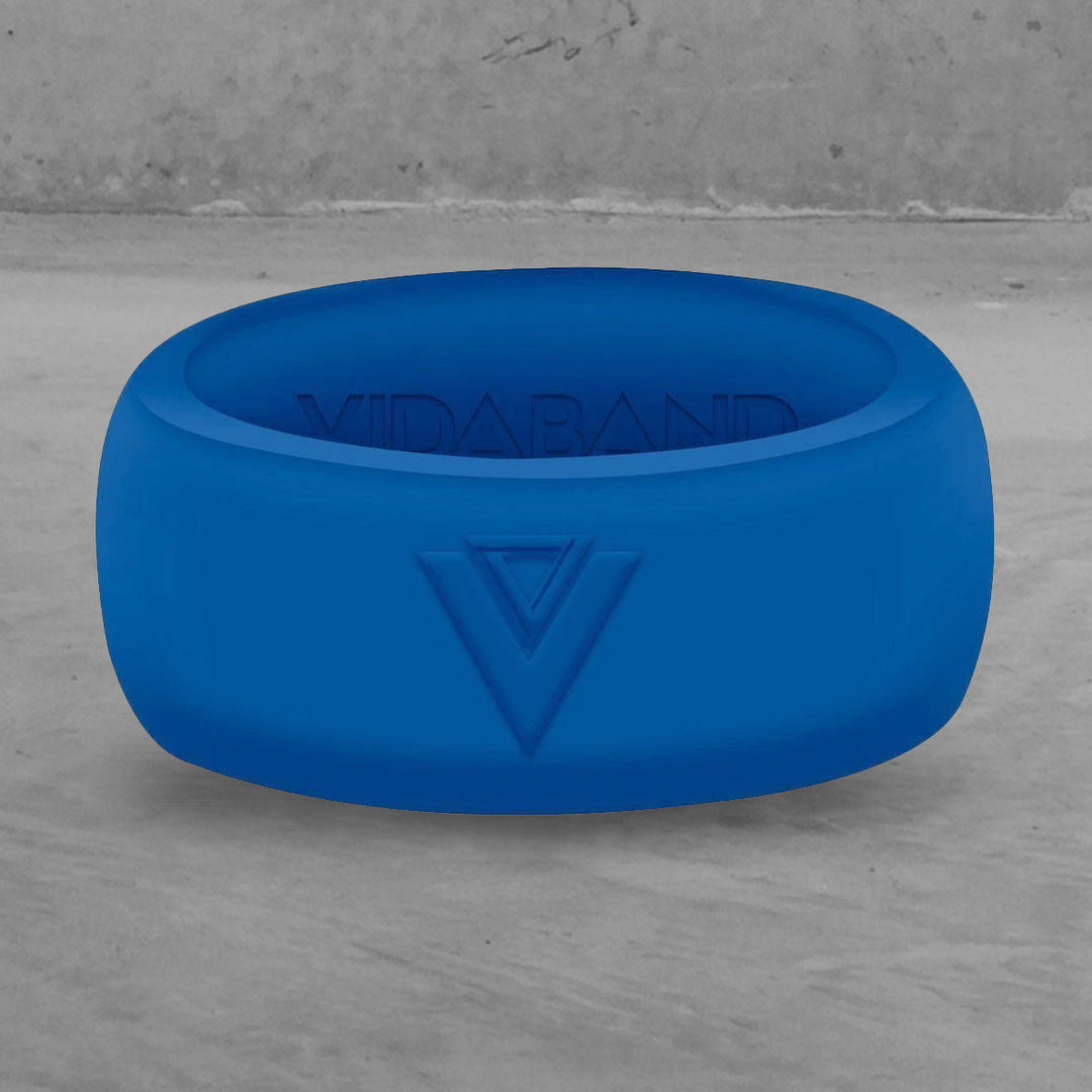 Vidaband Silicone Ring - Blue - Men's