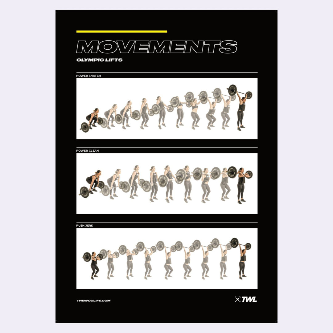 Books & Media - TWL - BENCHMARK WORKOUTS & MOVEMENTS DIGITAL POSTERS - FOUR PACK