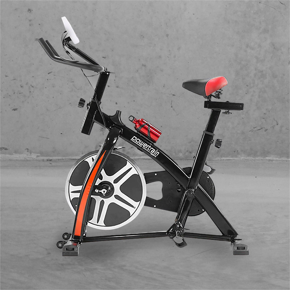 Heavy Flywheel Exercise Spin Bike - Black