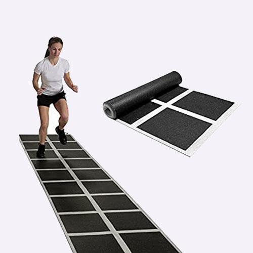 Equipment - MORGAN 4.5M DOUBLE STEP RUBBER ROLL OUT AGILITY LADDER