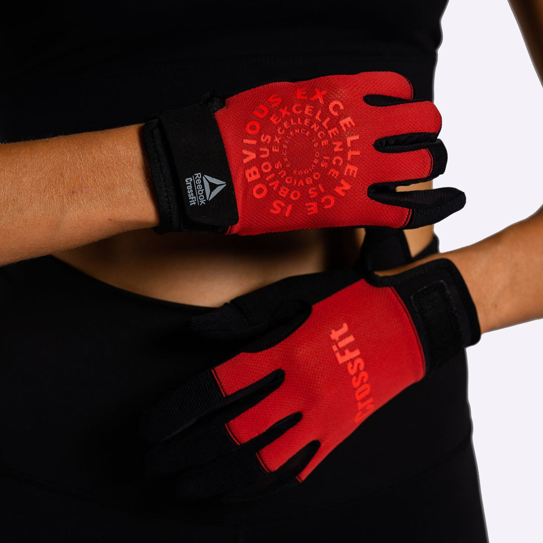 Gear - Reebok - CrossFit Women's Training Gloves - LEGACY RED