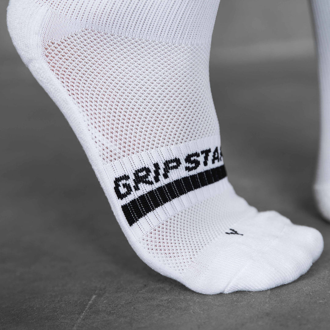 TWL x Gripstar Women's Grip Crew Socks - White